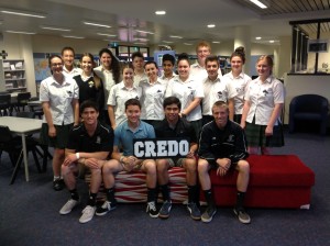 Us with the Priory Leaders at Servite College